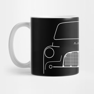 Bedford CA classic van outline graphic (white) Mug